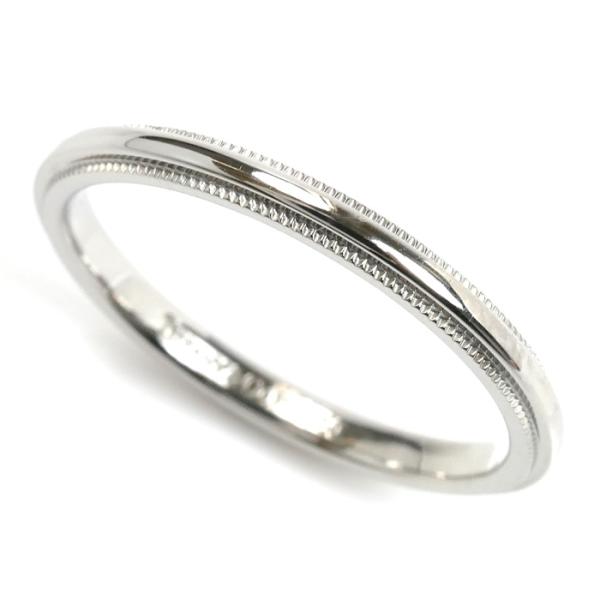TIFFANY&Co.（ティファニー） Pt950プラチナ ミルグレイン 2mm
