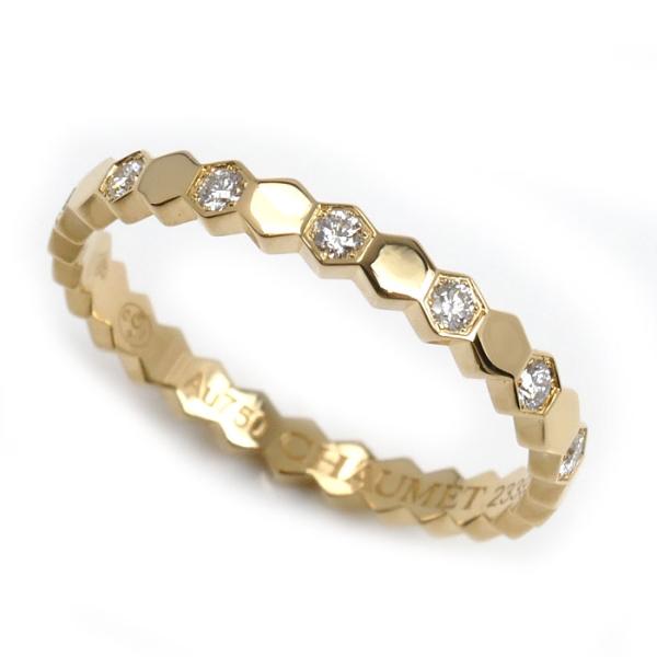 ♥CHAUMET♥ショーメ　18金　ダイヤモンドリング CHAUMET（ショーメ） K18YG イエローゴールド ビーマイラブ ダイヤ