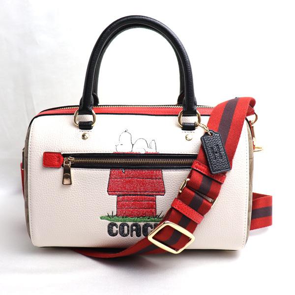 新品/未使用品/買取品 COACH × PEANUTS ローアン サッチェル