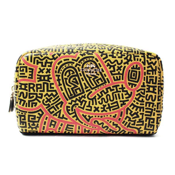 新品/未使用品 COACH X キース・ヘリング スモール ボクシー コスメ