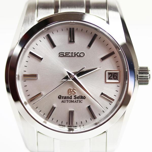 SEIKO セイコー GRAND SEIKO グランドセイコー SBGR051/9S65-00B0 メンズ 自動巻き腕時計 シルバー文字盤　ステンレスモデル シースルーバック  美品 MT2332