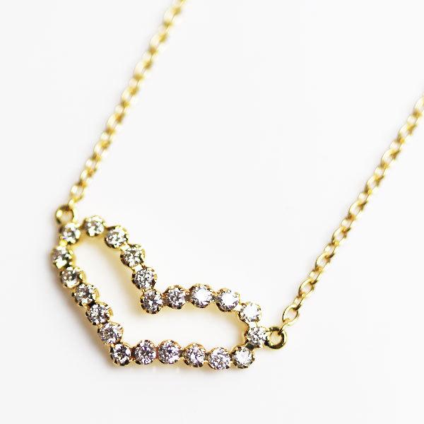 MN3846 AHKAH アーカー K18 イエローゴールド ビリーブハート  