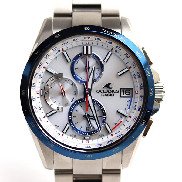 MT4040 CASIO カシオ 電波ソーラー オシアナス メンズ腕時計 チタン 