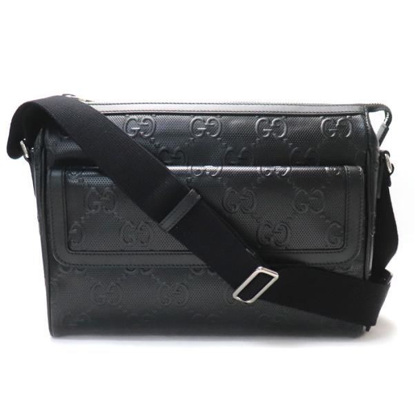 GUCCI（グッチ） GGエンボス メッセンジャー ショルダーバッグ