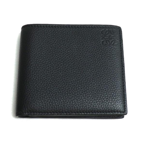 LOEWE（ロエベ） バイフォールド ウォレット 二つ折り財布 ブラック