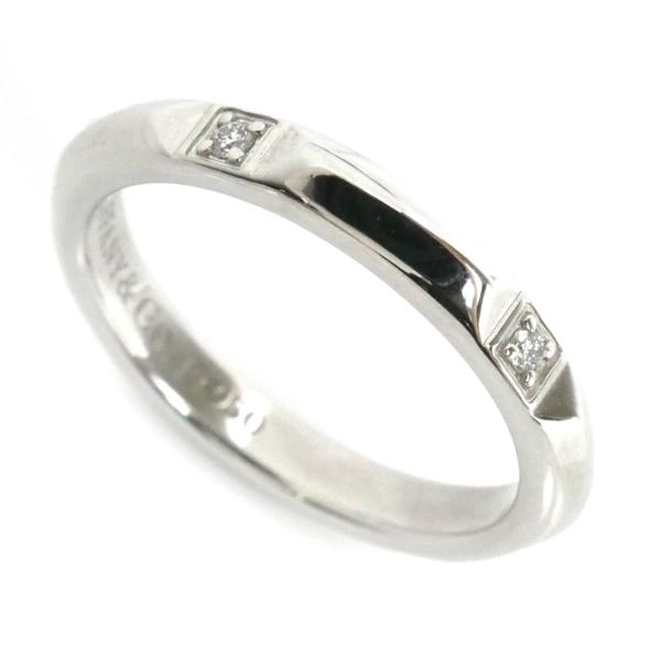 TIFFANY&Co.（ティファニー） Pt950プラチナ トゥルーバンド ダイヤ