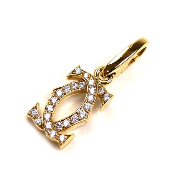 Cartier（カルティエ） K18YG イエローゴールド 2C ダイヤ チャーム