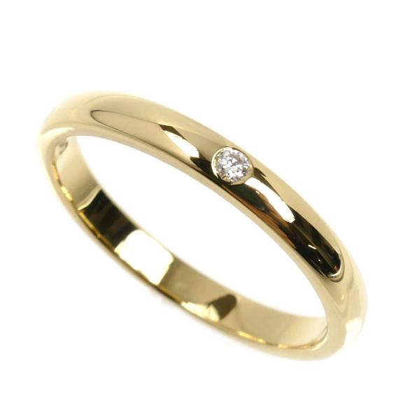 TIFFANY&Co.（ティファニー） K18YG スタッキングバンド 1P ダイヤ