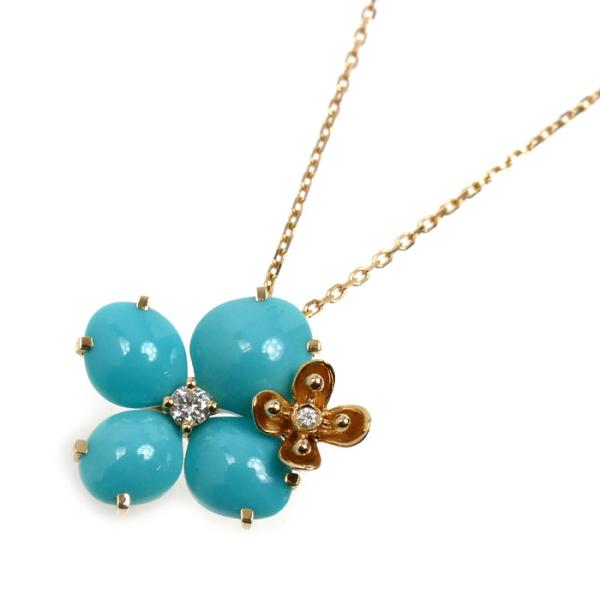 CHAUMET（ショーメ） K18PG ピンクゴールド オルタンシア ターコイズ