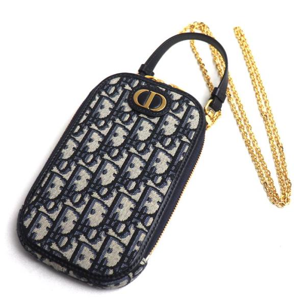 ディオール　スマホバッグ　used Christian Dior】クリスチャンディオール『レディディオール フォン