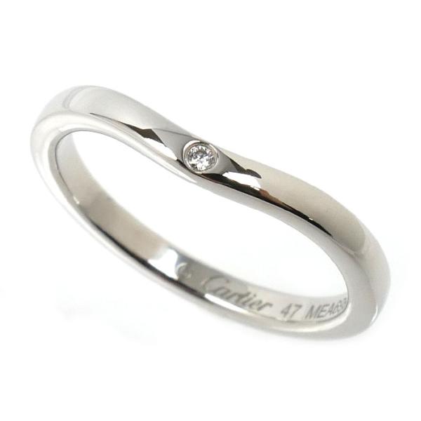 Cartier（カルティエ） Pt950 バレリーナ カーブ ウェディング 3P