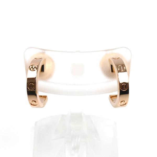 Cartier（カルティエ） K18PG ピンクゴールド ミニラブ ピアス