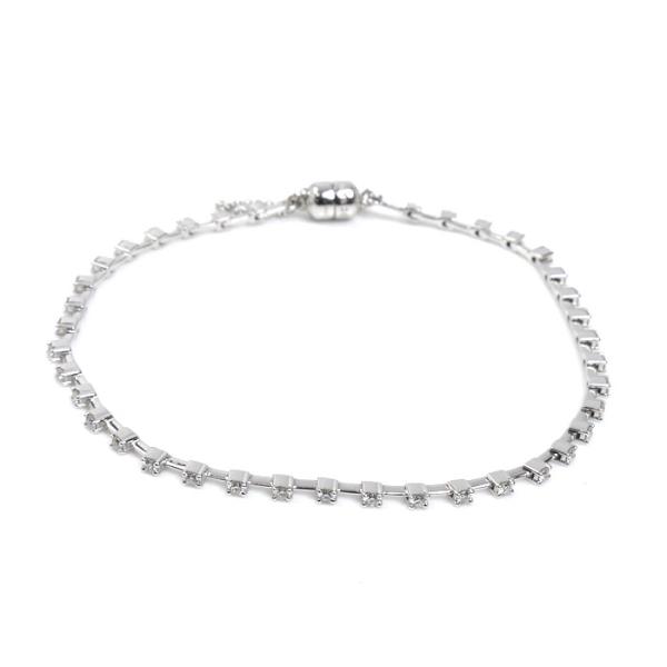 TASAKI タサキ K18WG ホワイトゴールド ブレスレット ダイヤモンド0.65