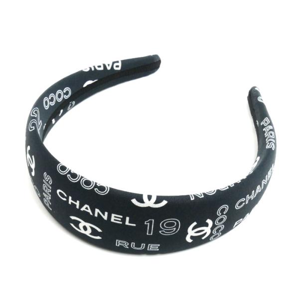 レア CHANEL シャネル カチューシャ リボン ココマーク ヘアアクセサリー CHANEL（シャネル） シルク ココマーク カチューシャ ヘアアクセサリー