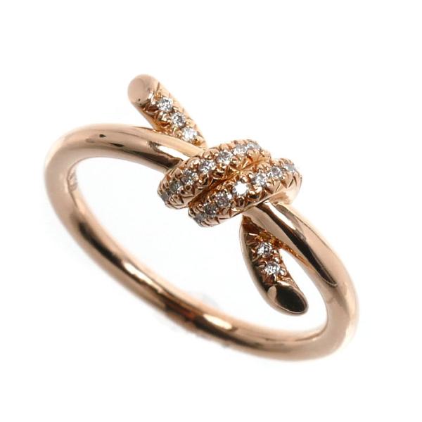 TIFFANY&Co.（ティファニー） K18PG ピンクゴールド ノット ダイヤ
