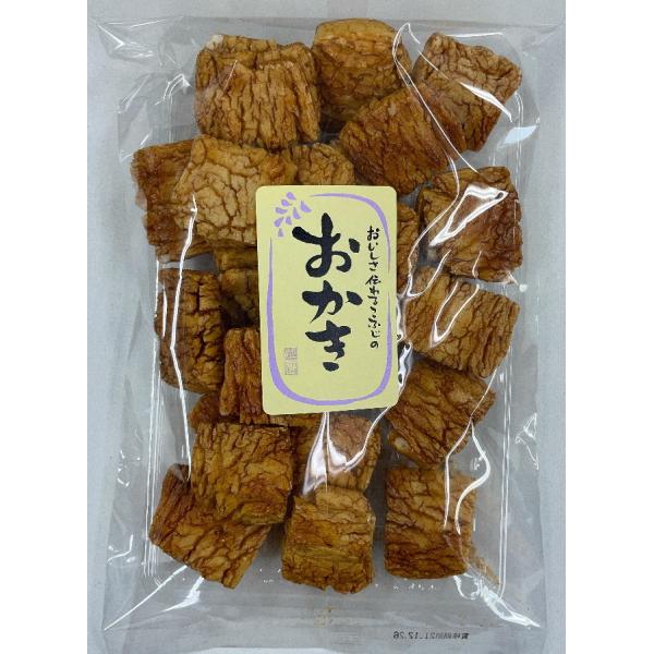 昔ながらの堅焼き醤油味のおかき。堅焼きでひびにしみこんだお醤油が香ばしい 。日本茶に合いますね〜　140ｇ入り