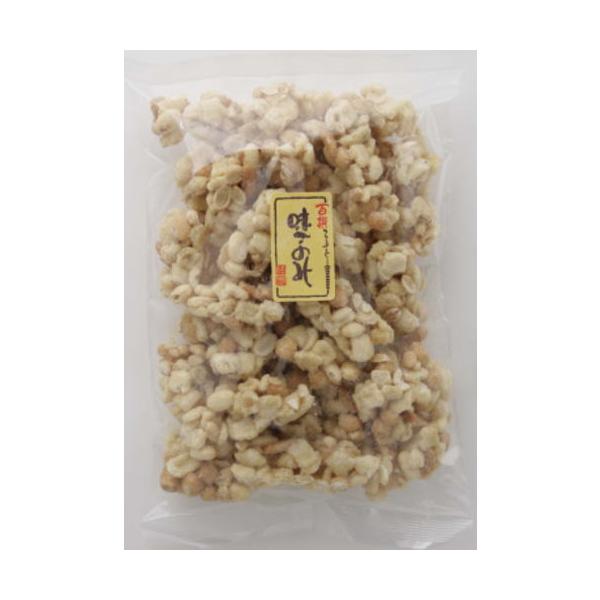 ピーナッツとおこしを水あめでかためました