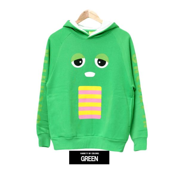 送料無料】 ガチャピン ムック パーカー メンズ 大きいサイズ 裏起毛