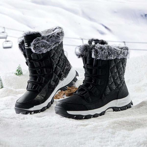 DC SHOES スノーブーツ ブラック ファー付き ウィンター レディース kogawa_p21212845c840