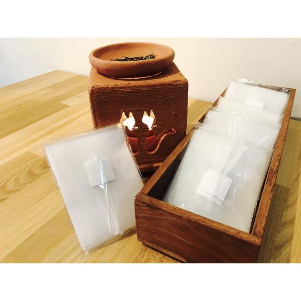 狐月庵のティーバッグにも使用している上部が空いているタグ付きのティーバッグです。中に茶葉を入れた後、シーラーで封をして下さい。ティーバッグは『食品分析試験』に合格した抽出性に非常に優れているポリエステルメッシュ製です。10枚入