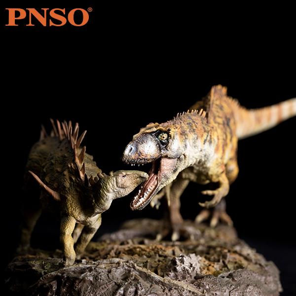 恐竜 フィギュア Pnso ヤンチュアノサウルス Vs チュンキンゴサウルス ダヨン Vs シャオベイ Ms007 リアル 精巧 Super Hobby Net