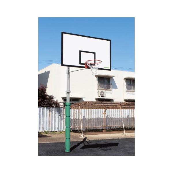 三和体育 バスケットゴール 単柱式 一般用 標準仕様 学校 体育用品