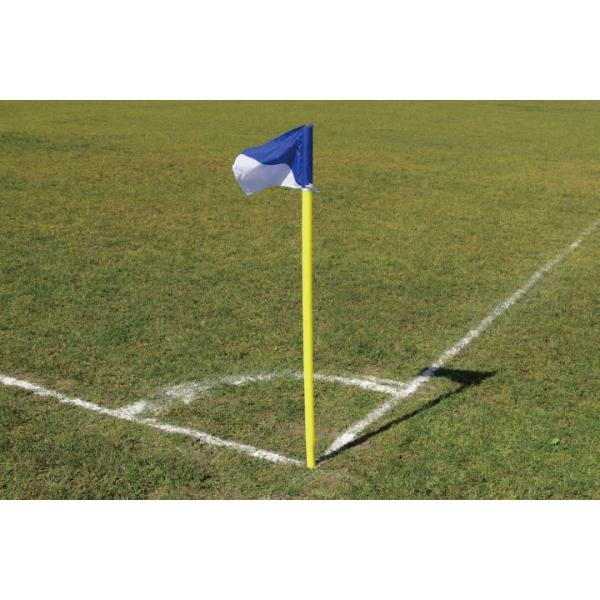 三和体育 サッカー用コーナーフラッグ 固定式 4本組 学校 体育用品