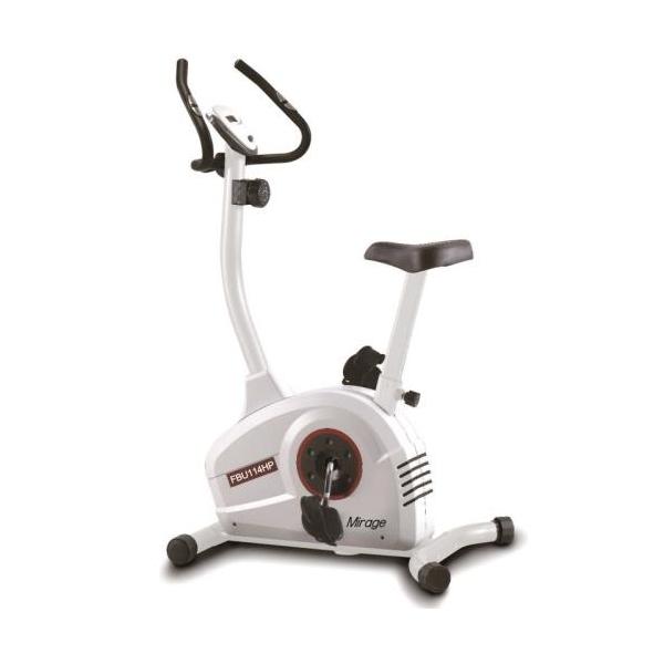 簡単組立でシンプルな初心者モデルです。小型で手軽に使用できる、スタイリッシュなデザインのエクササイズバイク。 静音性が高くご家庭で健康目的のトレーニングができるエアロバイクです。●メーター付き　表示項目：スピード、走行距離、運動時間、脈拍数...