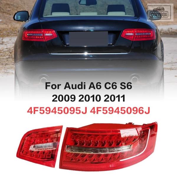 並行輸入品 アウディ A6 C6 S6 クワトロ RS6 セダン 2009 2010 2011 する テールライトアセンブリ LED
