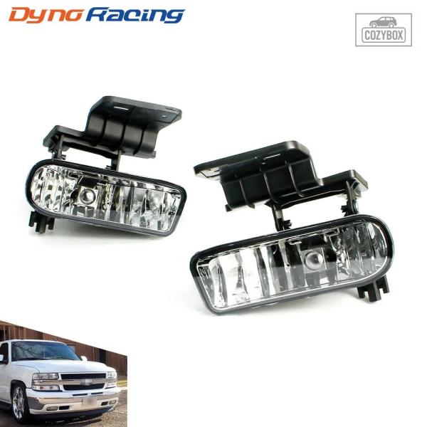 並行輸入品 フォグランプ シボレー CHEVY 99-02 シルバラード 00-06 サバーバン タホ クリアレンズ バンパー フォグランプ