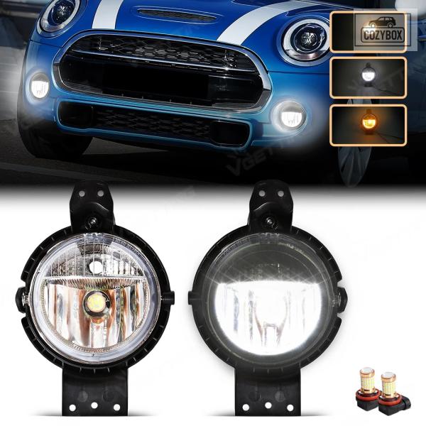 並行輸入品 BMW ミニクーパー カントリーマン R60 ペースマン R61 2011-2016 フロント ヘッドライト フォグランプ バルブなし