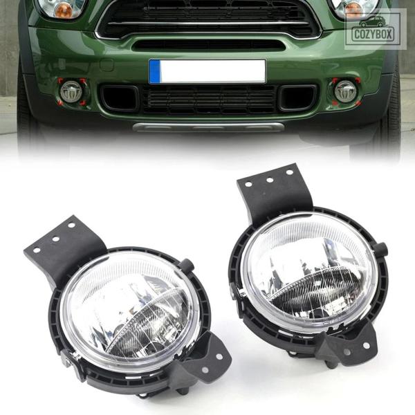 並行輸入品 BMW ミニ R60 ハッチバック R61 クーペ 63179802163 フロント バンパー フォグランプエンブリー アクセサリー