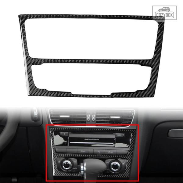 並行輸入品 カーセンター コンソール AC オーディオ CD パネルフレーム カバー トリム アウディ A4 B8 A5 S4 S5