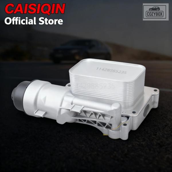 並行輸入品 11428585235 アル ミニウム製エンジンオイルクーラーハウジング 14-19 ミニクーパー BMW i8 X1 X2 1.5L 2.0L F
