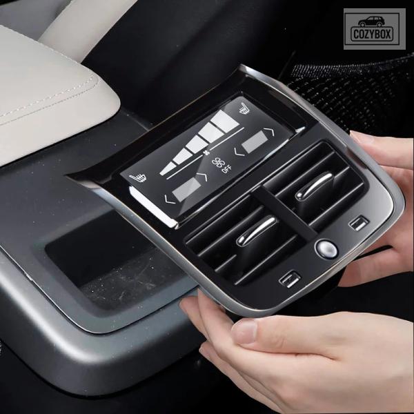 並行輸入品 ボルボ XC60 XC90 S60 V60 s90 v90 排気エアコンコントロールパネルエアアウトレットインテリア装飾 アクセサリー