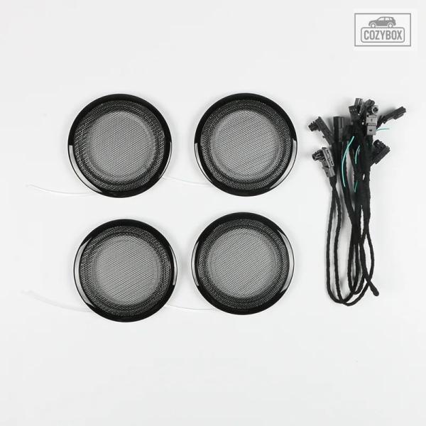 並行輸入品 BMW 3/4シリーズ F30 F31 F34 F35 F80 F32 F33 F36 F82 F83用 2色アンビエントライトスピーカー カバー
