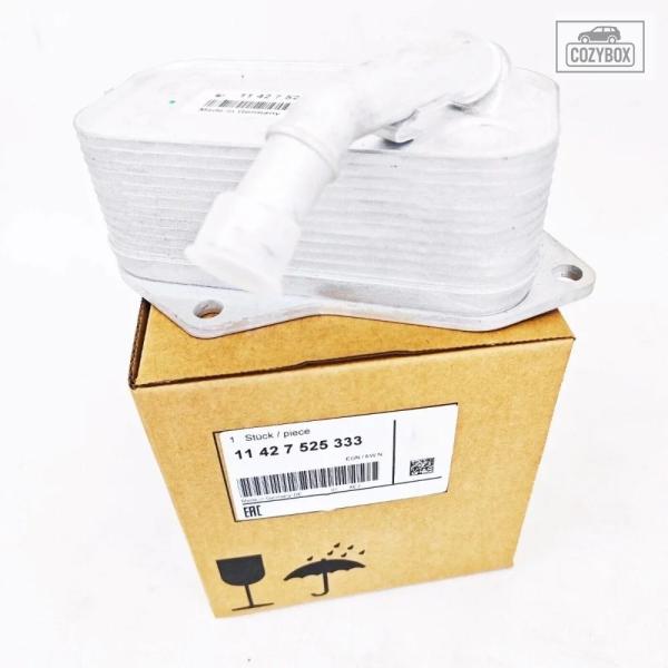並行輸入品 エンジンオイルクーラー 11427525333 BMWシリーズ1 2 3 5 6 7 X1 X3 X5 X6 Z4