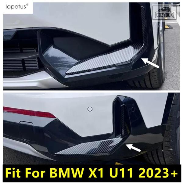並行輸入品 BMW X1 U11 2023 - 2025用 フロント/リア バンパー フォグランプ コーナー  ストリップ  アイブロウ カバー トリム
