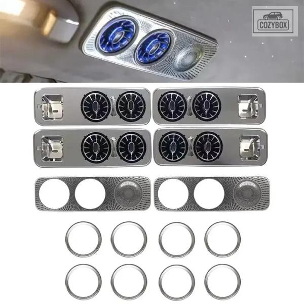 並行輸入品 メルセデス ベンツ Vクラス W447 ヴィト V260 V220d V250 2014-2023 車内ルーフ  LED エアコンパネル トリム