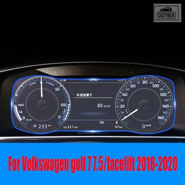並行輸入品 フォルクス ワーゲン ゴルフ7 7.5/フェイスリフト 2018-2020用カーインストルメントパネル フィルム