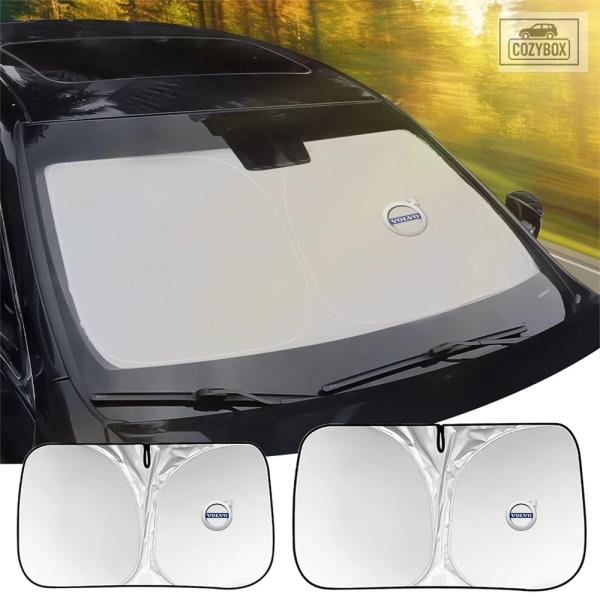 並行輸入品 フロントガラス用 サンシェード カバー車両用UVカット アクセサリー ボルボ RDESIGN V40 V50 S40 S80 XC60 S90 S6