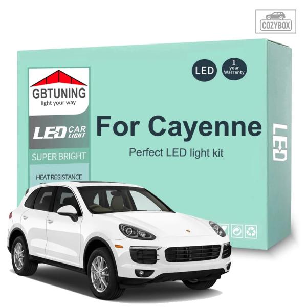 並行輸入品 ポルシェ カイエン 955 957 958 9PA 92A ターボ S GTS 2003-2013 - 16 車内灯用 Canbus LED