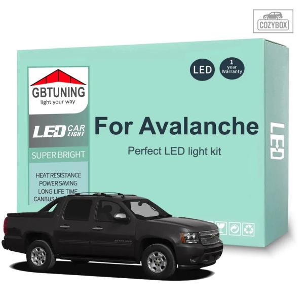 並行輸入品 シボレー アバランチ 2002-2010 - 13 車用ライトバルブキット 車内  LED ドーム読書灯トランクランプCanbus