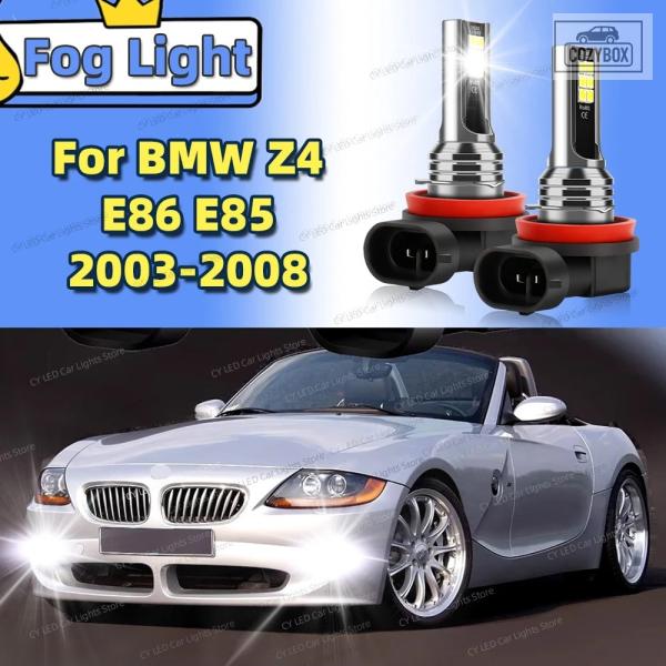 並行輸入品 2 個 LED フロント フォグランプライトブラブ BMW Z4 E85 E86 2003 - 08  アクセサリー