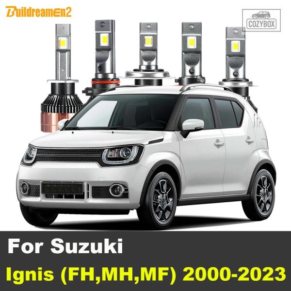 並行輸入品 高輝度  LED  ヘッドライト ハイ/ロービーム 2個セット スズキ イグニス FH MH MF 2000-2023年式 100W