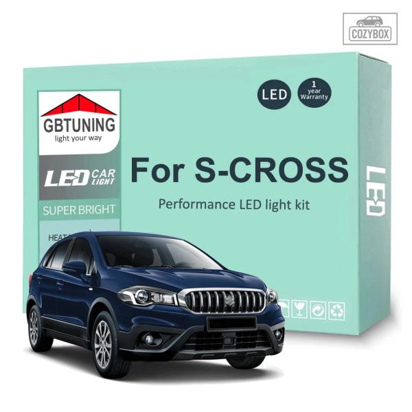 並行輸入品 10個  LED 室内灯キット スズキ SX4 S-CROSS 2013-2019 - 23 Canbus 車内読書灯 ドームランプ トランクランプ
