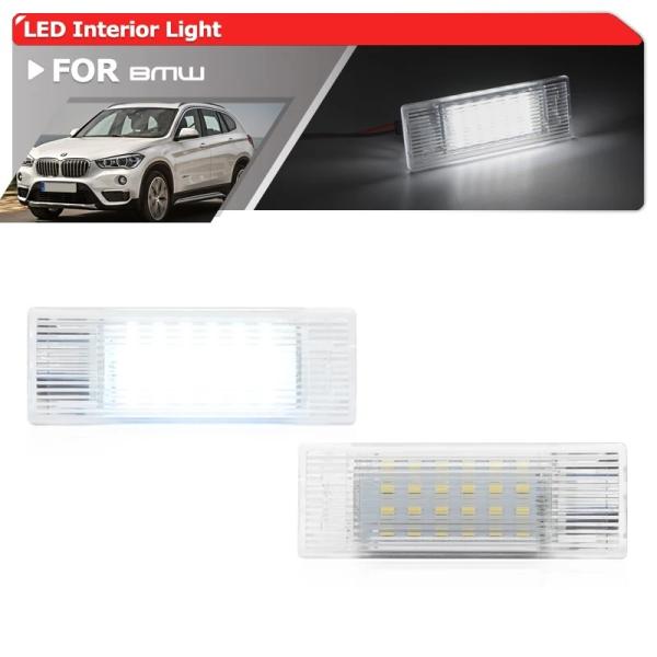 並行輸入品 4x FR ホワイト LED ステップドア カーテシパドルライト BMW F48 X1 2016-2022 車内リアアンダー足元ライト
