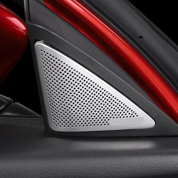 並行輸入品 6 個 マツダ CX-30 CX30 2020 - 24 カー アクセサリー A ピラーオーディオスピーカー カバー トリムドアスピーカー