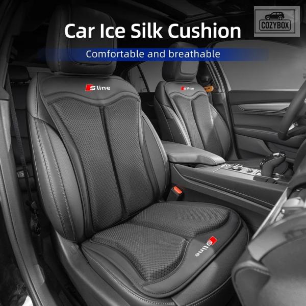 並行輸入品 カーシートアイスシルククッションシート プロテクター カバー アクセサリー アウディ RS5 RS6 Airoad A3 Q5 Q7 Q3