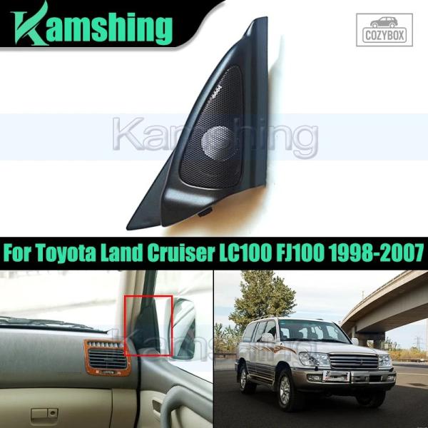 並行輸入品  フロントドアツイーター カバー トヨタ ランドクルーザー LC100 FJ100 1998-2007 レクサス LX470 スピーカー